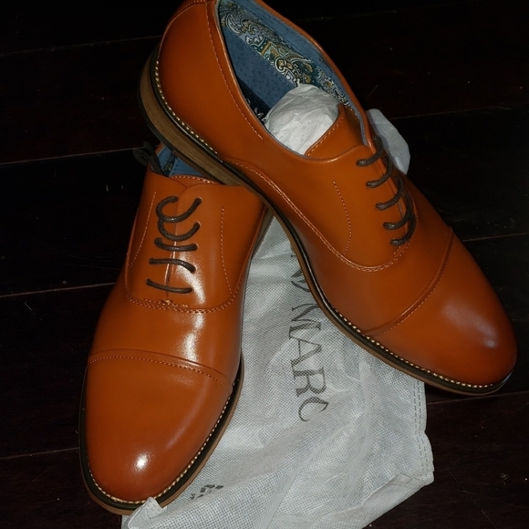 Bruno Marc Other - Elegant Brown Leather Oxfords
